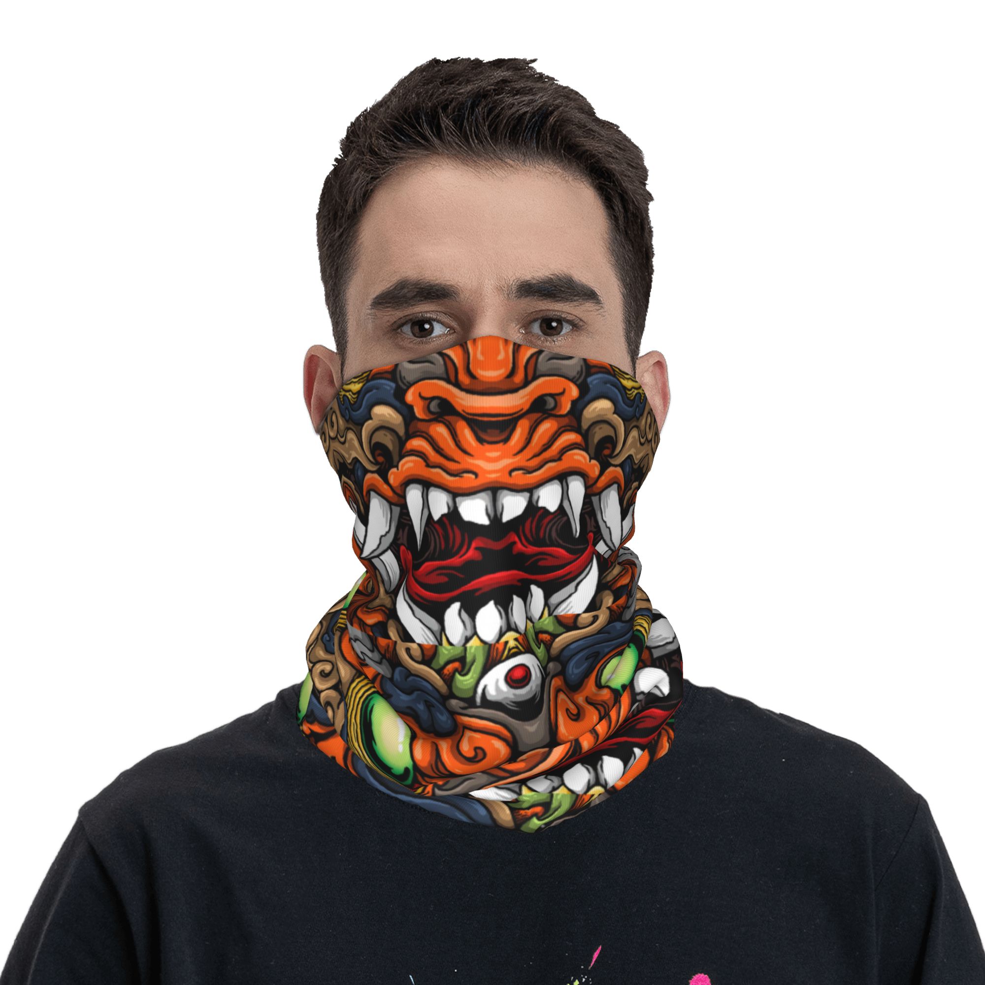 Custom Samurai Demon Oni Winte - Neck Warmer Tube recension och pris