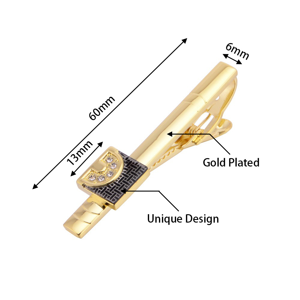 Gold Tone Cufflinks Tie Bar Se - Tie Bar Set Gift recension och pris