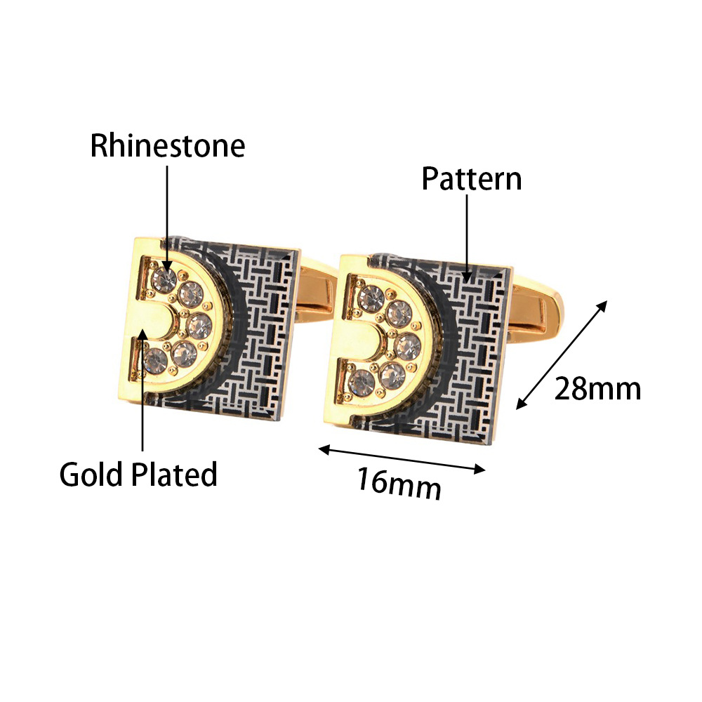 Gold Tone Cufflinks Tie Bar Se - Tie Bar Set Gift recension och pris