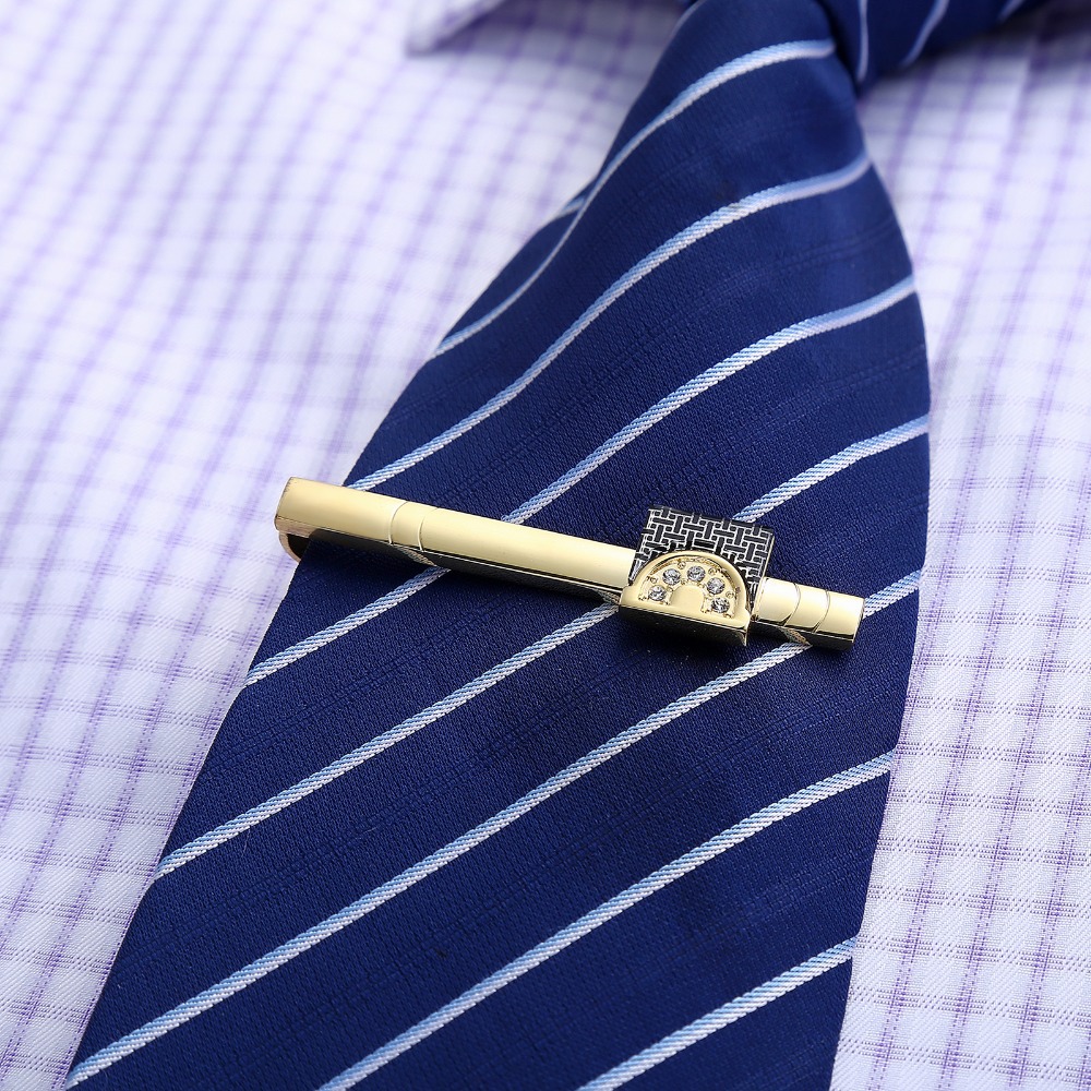 Gold Tone Cufflinks Tie Bar Se - Tie Bar Set Gift recension och pris
