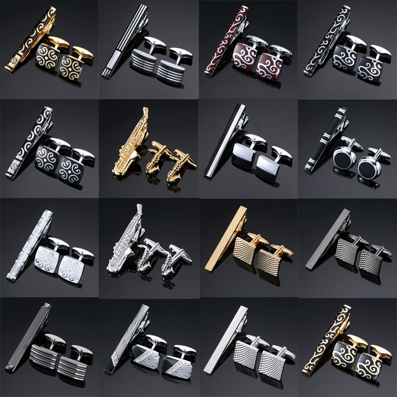 High Quality Cuff links neckti - Tie Bar Set Gift recension och pris
