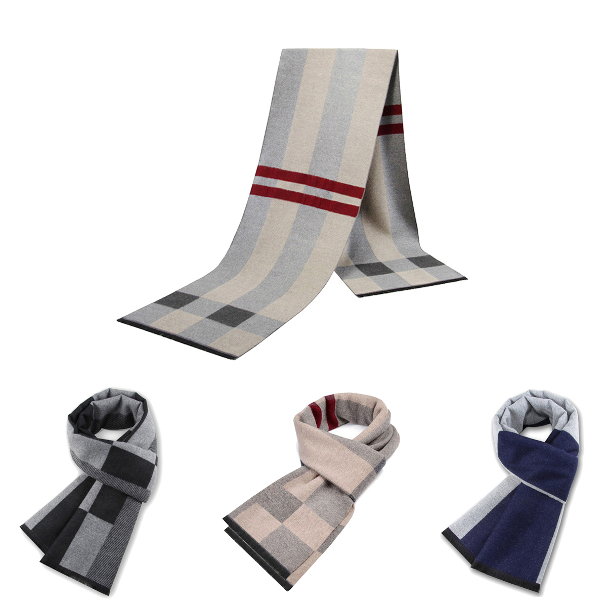 Men Scarf For Man Winter Copy  - Muffler Men Wool recension och pris