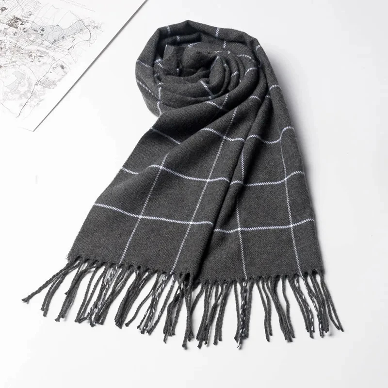 2024 New Winter Men Scarf Keep - Muffler Men Wool recension och pris